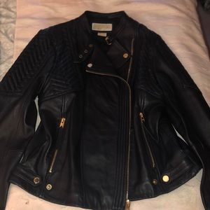 Michael Kors leather Moto